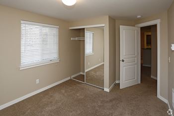 Our homes include huge walk in closets, mirrored closets, pantries, storage closet, etc!